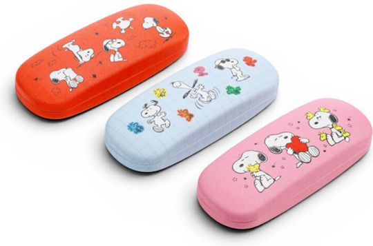 Puckator Hard Eyeglass Case with Magnetic Closure Light Blue