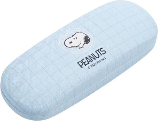 Puckator Hard Eyeglass Case with Magnetic Closure Light Blue