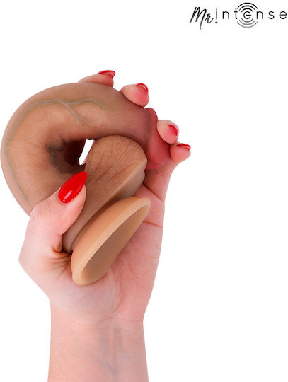 Intense Ρεαλιστικό Dildo με Όρχεις και Βεντούζα Flesh