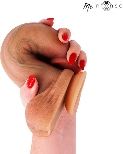 Intense Ρεαλιστικό Dildo με Όρχεις και Βεντούζα Flesh