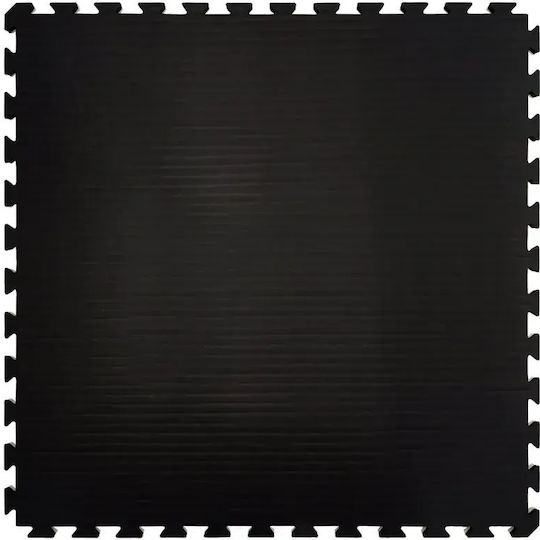 Olympus Sport Δάπεδο Παζλ Γυμναστηρίου Μαύρο 100x100x2.5cm 1τμχ