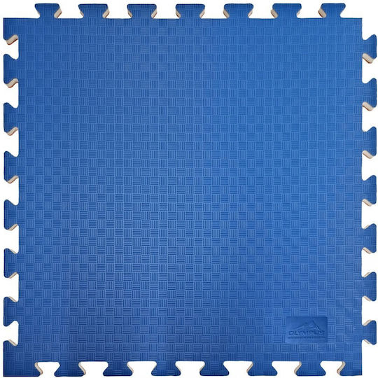 Olympus Sport Gym Puzzle Mat Double Sided Red/Blue 108x108x2.5cm 1pc