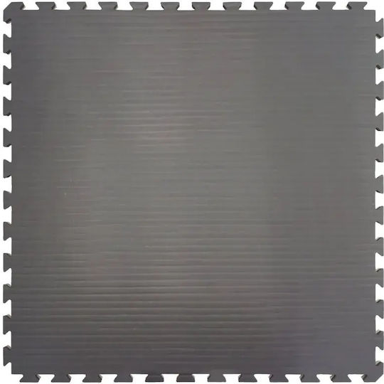 Olympus Sport Δάπεδο Παζλ Γυμναστηρίου Μαύρο 100x100x2.5cm 1τμχ
