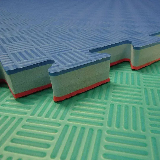 Olympus Sport 763716233.Enamege8os.Blue.Red Gym Puzzle Floor Double Sided Red/Blue 100x100x2.5cm 1pc