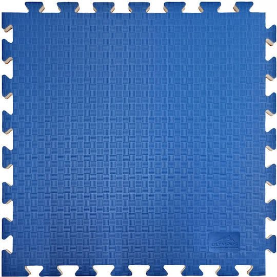 Olympus Sport Gym Puzzle Mat Double Sided Red/Blue 108x108x2.5cm 1pc