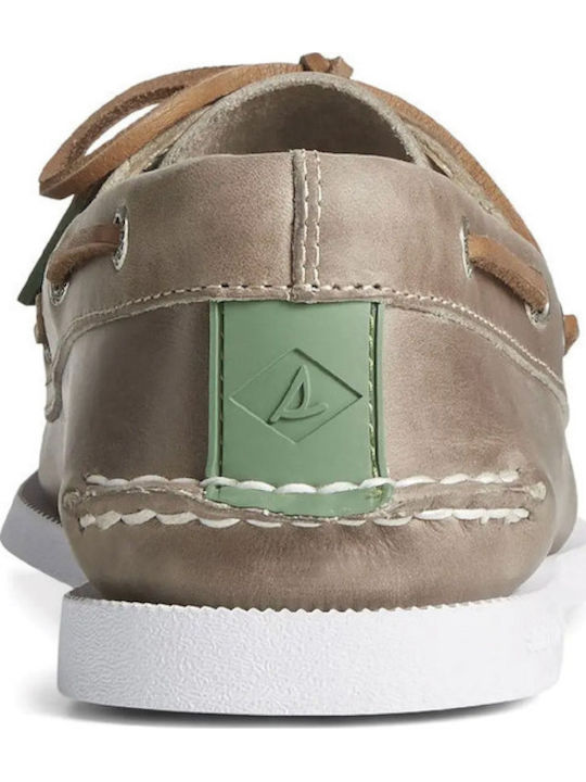 Sts Δερμάτινα Ανδρικά Loafers σε Καφέ Χρώμα