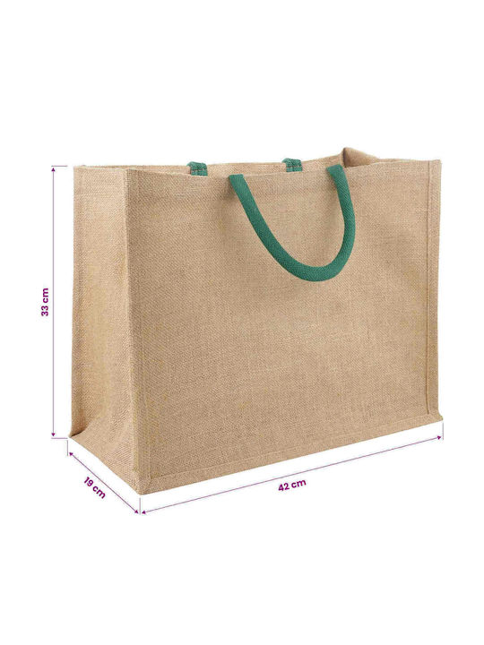 vidaXL Shopping Bag In Green Colour