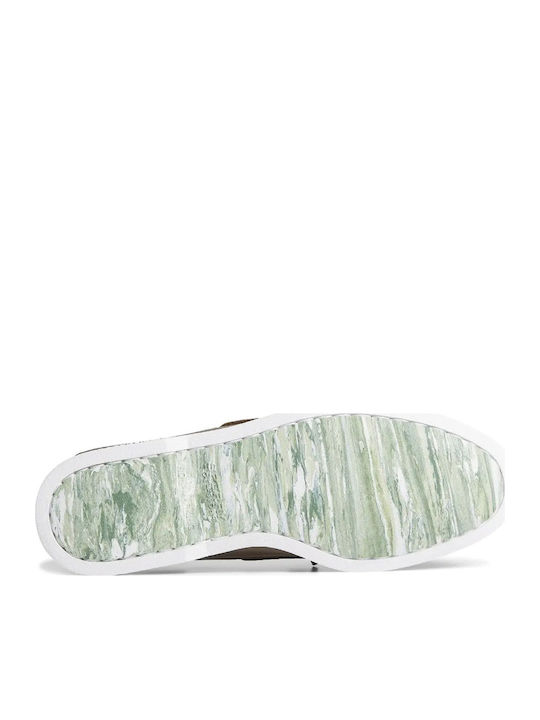 Sts Δερμάτινα Ανδρικά Loafers σε Καφέ Χρώμα