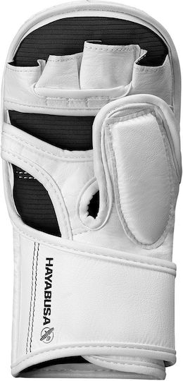 Sparring MMA-Handschuhe Hayabusa T3 7oz Hybrid Handschuhe Weiße Schwarze
