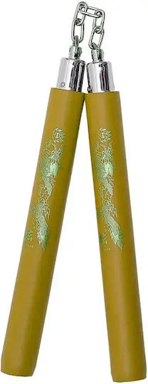 Nunchaku Αλυσίδα Αφρολέξ Δράκος Μαύρο