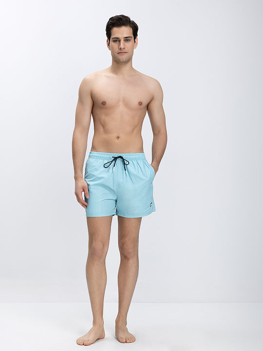 Vardas Herren-Bademode Kurze Hosen Hellblau Offen