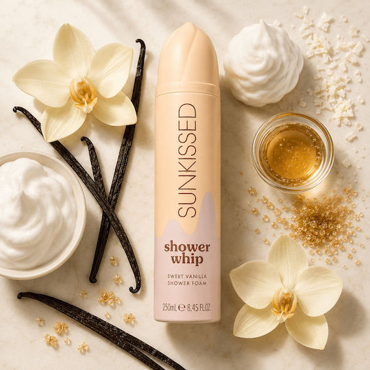 Sunkissed Cleansing Foam with Glycerin & Vanilla Scent 250ml
