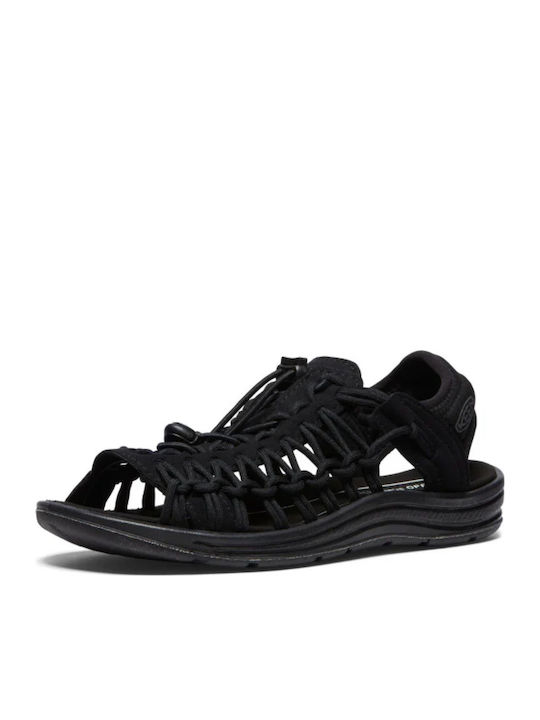Uneek Γυναικεία Σανδάλια Sporty Μαύρα