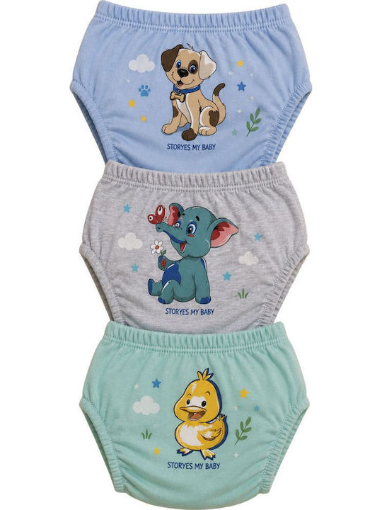 Poopes Set Kids Underwear Potty Training Pants 3 Pieces Multicolour