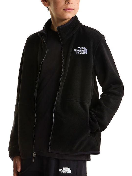 Kids Fleece Cardigan Teen Glacier Full Zip In Glacier