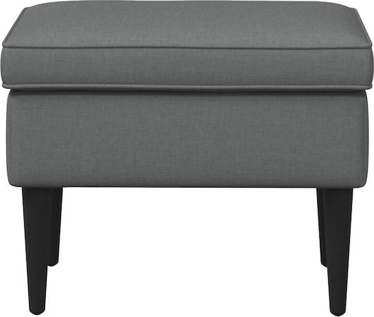 Stoff Hocker Für Das Wohnzimmer Grau 55x35x41cm