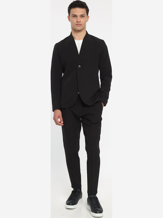 Men's Suit Jacket Slim Fit Black
