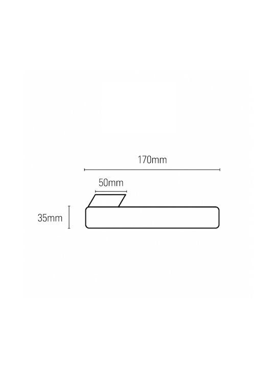 Best Design Middle Door Lever with Rosette Pair Nickel Matte