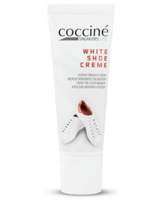 Σετ Περιποίησης Υποδημάτων Λευκή Κρέμα Cocciné 75 Ml & Βούρτσα Γυαλίσματος Zes-56