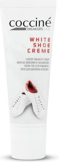 Σετ Περιποίησης Υποδημάτων Λευκή Κρέμα Cocciné 75 Ml & Βούρτσα Γυαλίσματος Zes-56