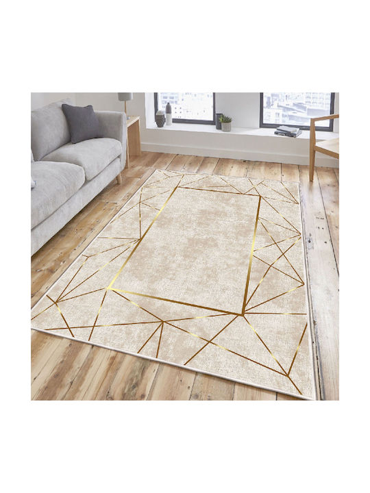 Conceptum Hypnose Килим Правоъгълена Beige-Gold