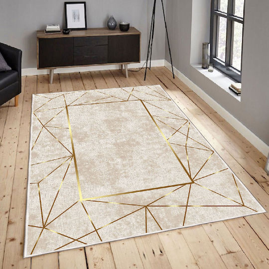 Conceptum Hypnose Килим Правоъгълена Beige-Gold
