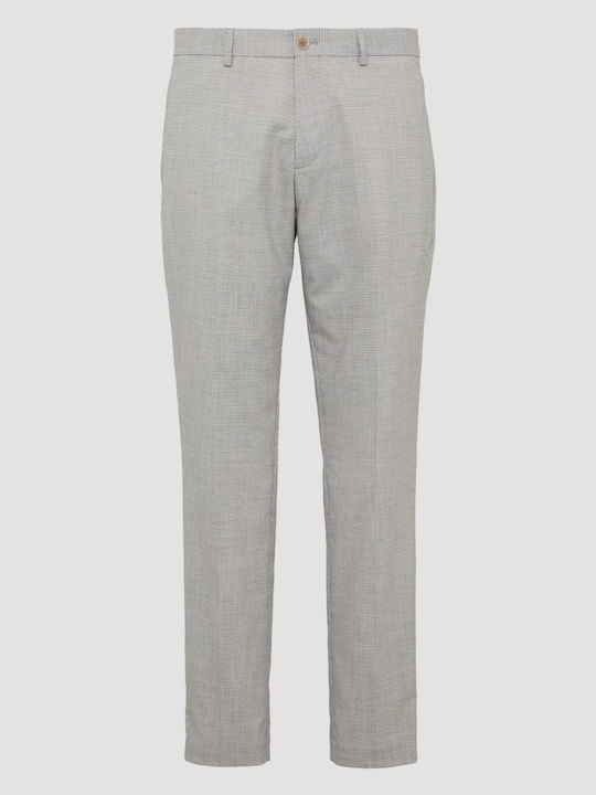 Pantalon Bărbați De Costum Slim Fit Gri