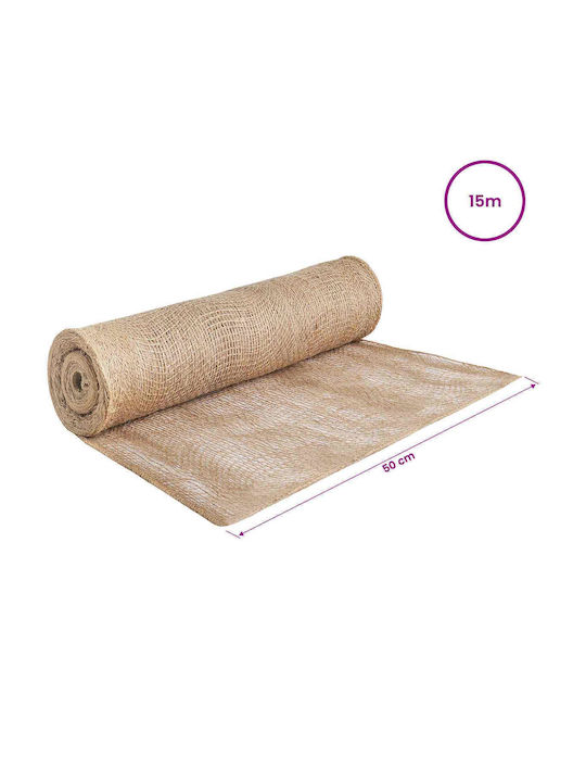 vidaXL Ύφασμα Διακόσμησης Λονέτα 50x1500εκ. Φυσικό