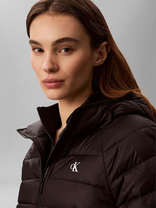 Късо дамско яке за зима Ck Packable