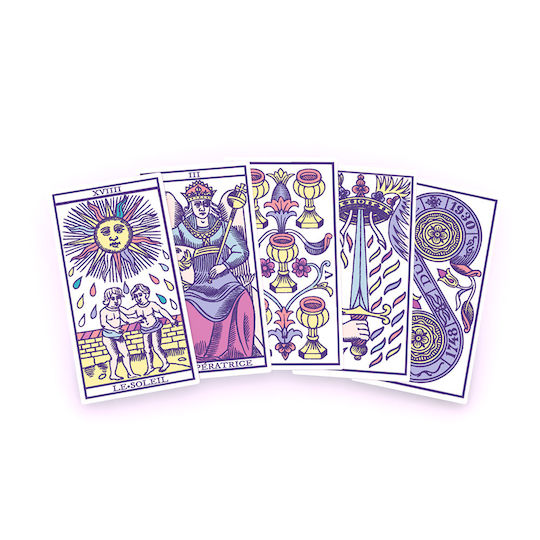 Tarot Cards Marseille Pastel Edition Fr