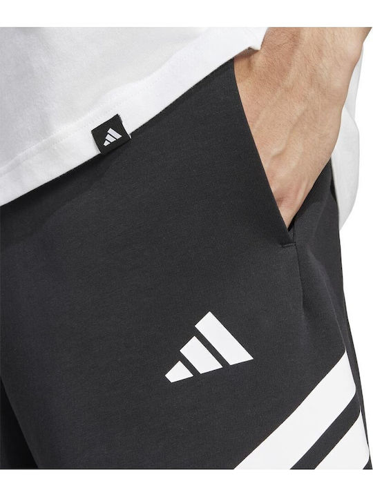 Future Icons 3-stripes Αθλητική Ανδρική Βερμούδα Μαύρη