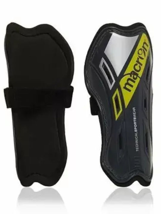 Macron Футболни Шин Гардове Ultralight Crown 0292807 10-197/188 Eva Padding 3d Shell M Тъмно Сив