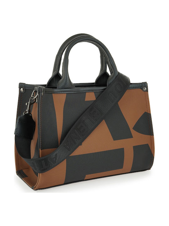 Ea Logo Damenhandtasche Handtasche Tabac Braun