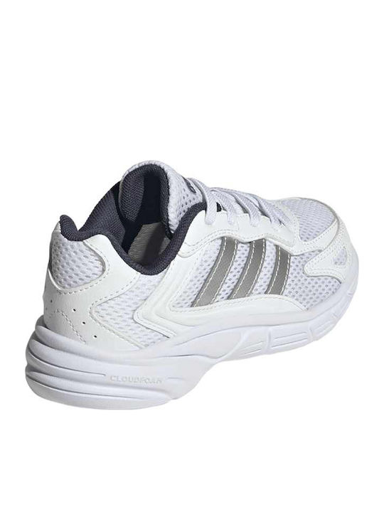 Kids Sports Shoes Running with Laces White
