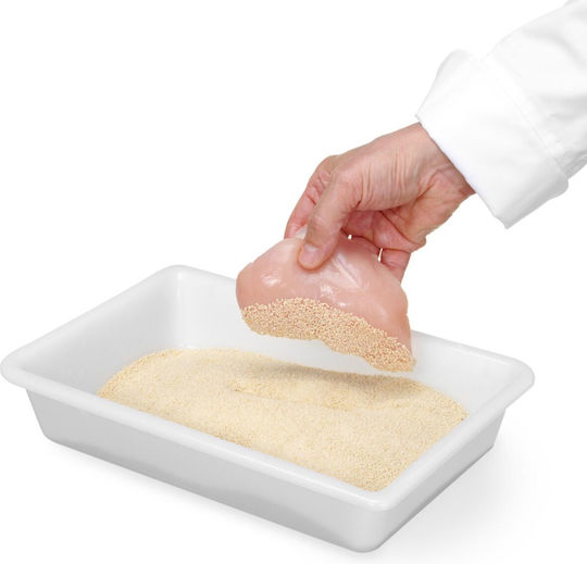 Flat Breading Container 8 L 480x330x80 Mm White