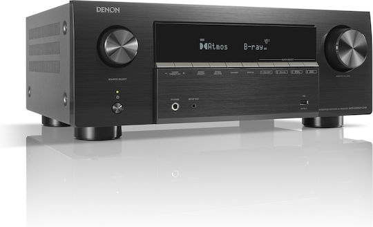 Denon AVR-X2900H Ενισχυτής Home Cinema 7.2 Καναλιών με Dolby Atmos Μαύρος