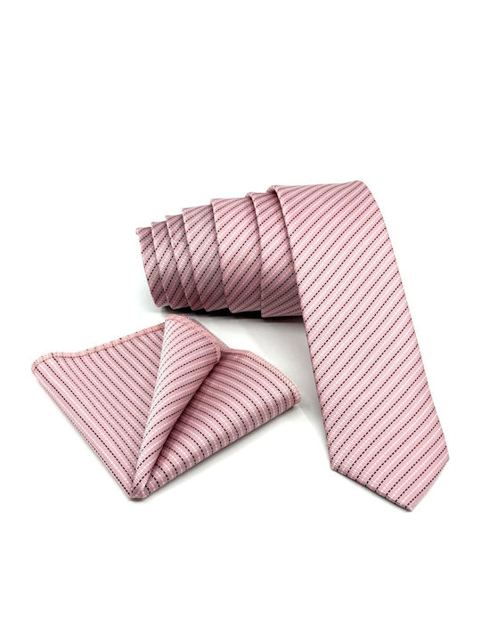 Legend Accessories Legend Set Cravate Bărbați Tipărit Negru / Alb / Roz