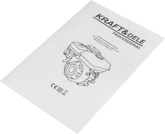 Kraft & Dele Motor pe benzină 210cc 7 CP 3600 rpm cu demaror (rezervor 3.6 lt)