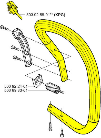 Mâner Arc Original Husqvarna 357xp 359