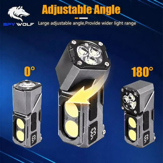 Spywolf Lanternă de Cap Reîncărcabilă LED IP65