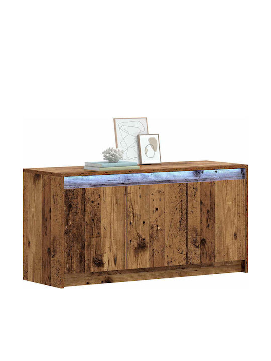 TV Stand Old Wood 100x34x50 cm
