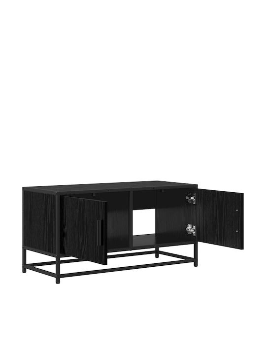 TV Stand Black Oak W80xD34.5xH40cm