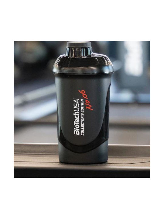 Biotech USA Shaker Proteic 600ml Plastic Negru Biotech USA Shaker Proteic 600ml Plastic Negru