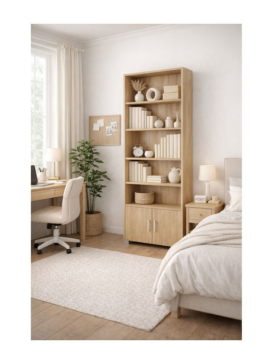 No 12 Bibliotecă pardoseală Lemn Oak 75x30x180cm