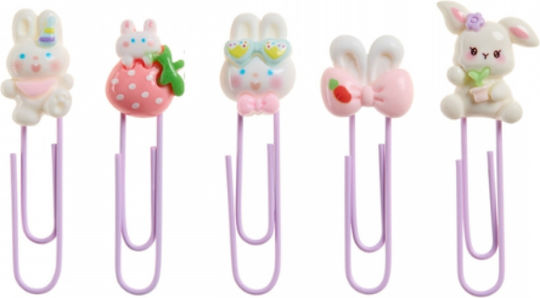 Σετ Συνδετηρες 5τεμ Bunny B2fun Miquelrius Mr13357