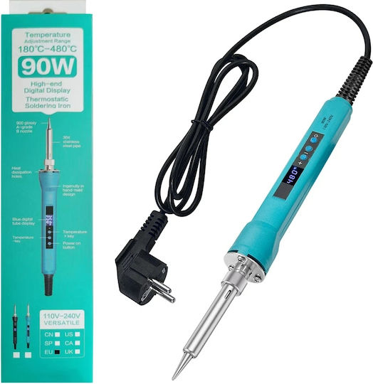 Digital Ceramic Electric Soldering Iron 90w 220v Adjustable Temperature LCD Display Dgyibao 988