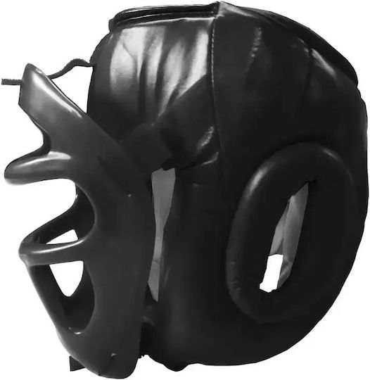 Olympus Sport 4007403 S Mavro Boxhelm Erwachsene Offenes Gesicht Leder Schwarze