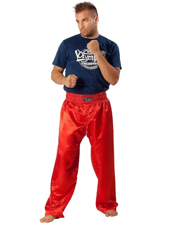 Olympus Ανδρικό Παντελόνι Kick Boxing Μαύρο