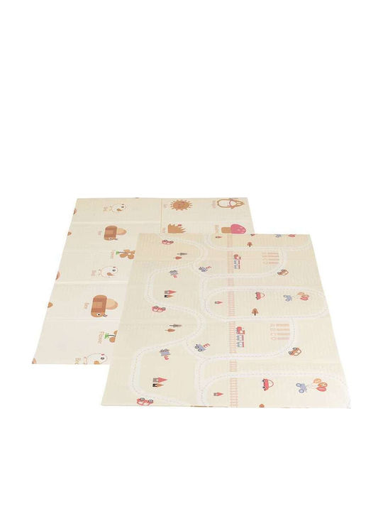 Moni Laufstall mit Beiger Matratze 200x150cm