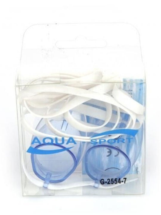 Aqua-Sport Γυαλιά Κολύμβησης Ενηλίκων Λευκά